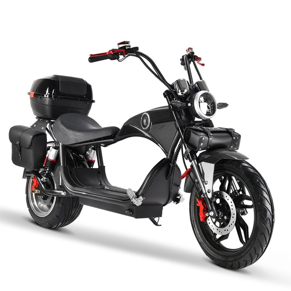 X1  Adult  with 4 Rear Luggage Boxes for Delivery Commute Harley-style motorcycle