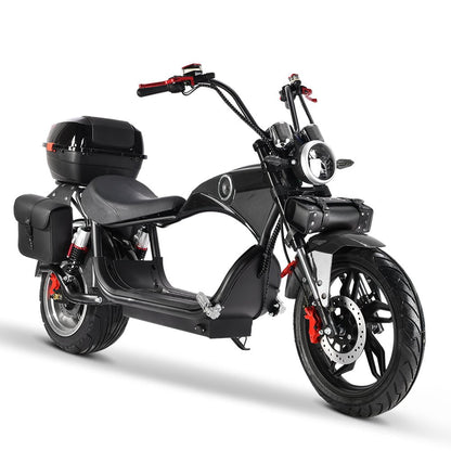 X1  Adult  with 4 Rear Luggage Boxes for Delivery Commute Harley-style motorcycle