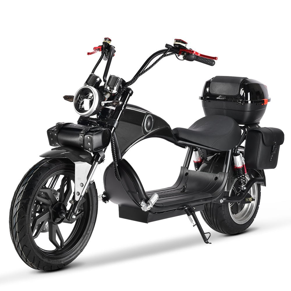 X1  Adult  with 4 Rear Luggage Boxes for Delivery Commute Harley-style motorcycle