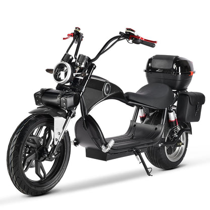 X1  Adult  with 4 Rear Luggage Boxes for Delivery Commute Harley-style motorcycle