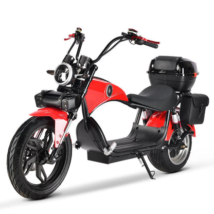 X1  Adult  with 4 Rear Luggage Boxes for Delivery Commute Harley-style motorcycle