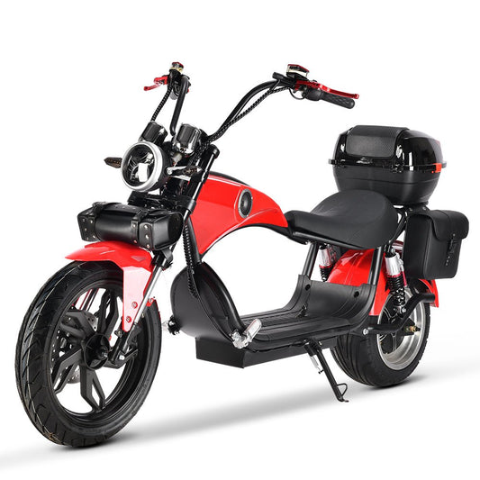 X1  Adult  with 4 Rear Luggage Boxes for Delivery Commute Harley-style motorcycle