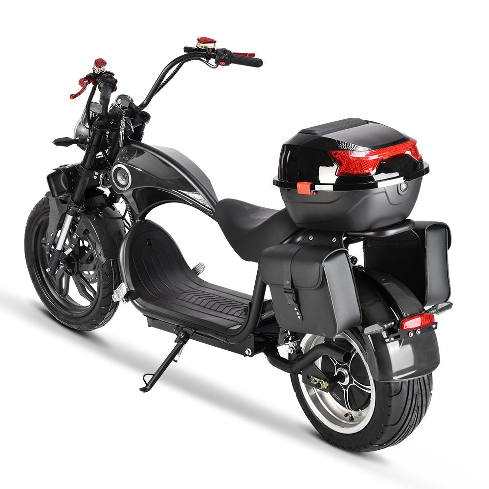 X1  Adult  with 4 Rear Luggage Boxes for Delivery Commute Harley-style motorcycle