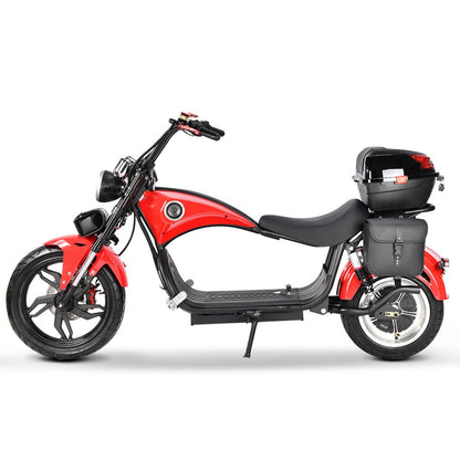 X1  Adult  with 4 Rear Luggage Boxes for Delivery Commute Harley-style motorcycle
