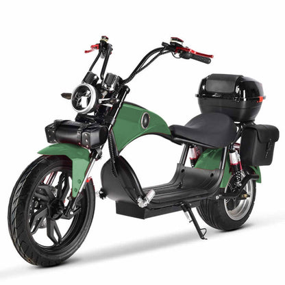 X1  Adult  with 4 Rear Luggage Boxes for Delivery Commute Harley-style motorcycle