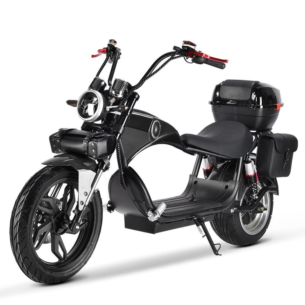 X1  Adult  with 4 Rear Luggage Boxes for Delivery Commute Harley-style motorcycle