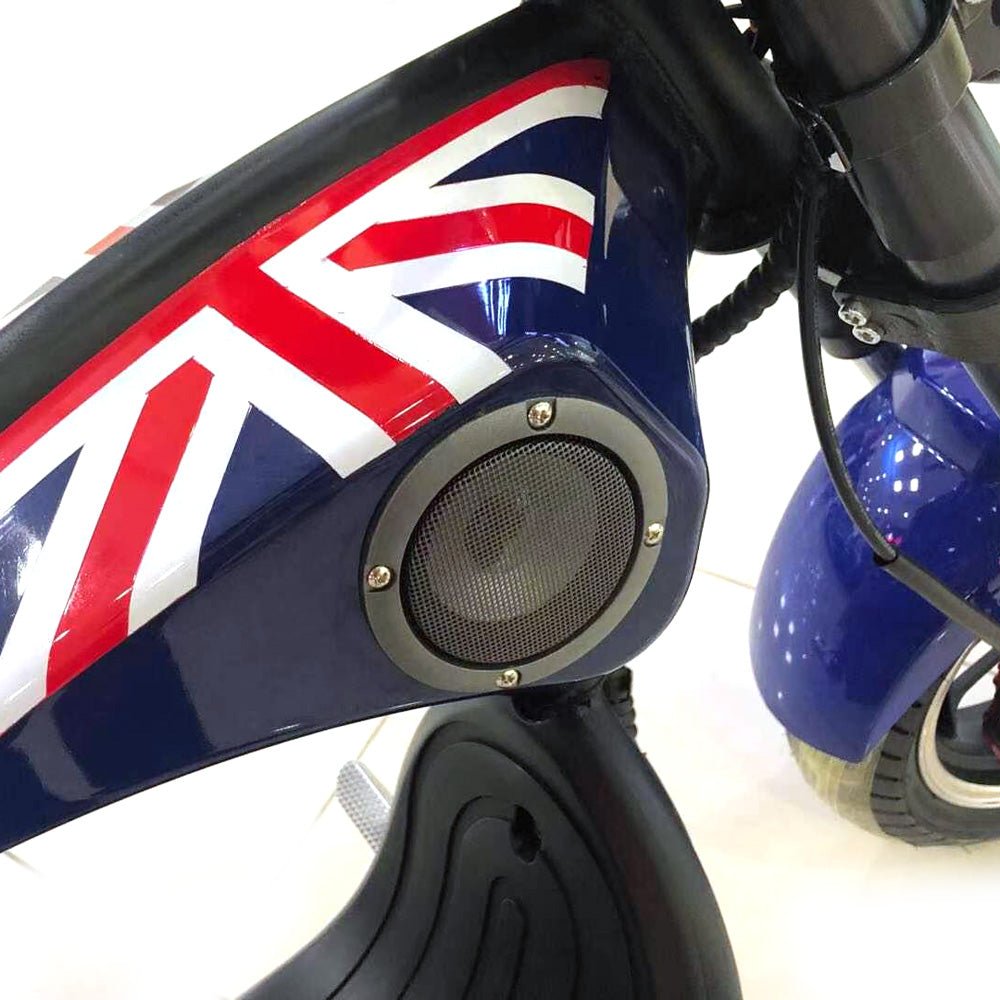 NEW X1 Electrocar car With BT Speaker Green Harley-style motorcycle