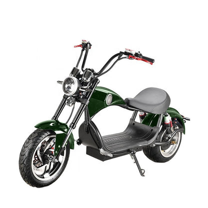 NEW X1 Electrocar car With BT Speaker Green Harley-style motorcycle
