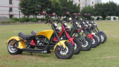 NEW X1 Electrocar car With BT Speaker Green Harley-style motorcycle