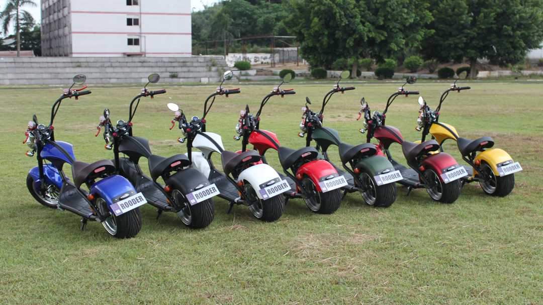 NEW X1 Electrocar car With BT Speaker Green Harley-style motorcycle