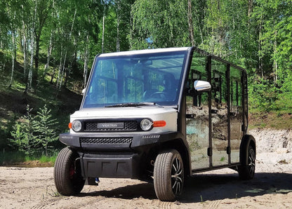 Megawheels LT AC Golf Car With Enclosed Doors  6 Seater Electric Mini Car