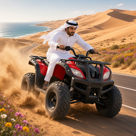 Gamma AS14 ATV 200cc Adult Quad 200cc 4-Stroke 75km/h Top Speed Hydraulic Disc Brake Electric + Kick Start