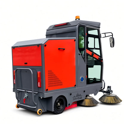 YX-20E Electric Street Sweeper 2050mm Sweeping Width 9000-16000㎡/h Efficiency 48V Drive Intelligent Control