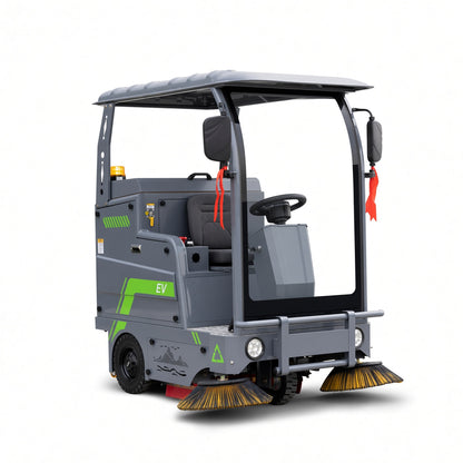 YX-16A 5-Brush Electric Street Sweeper 2200mm Sweeping Width 9000-16000㎡/h Efficiency 48V Drive Intelligent Control