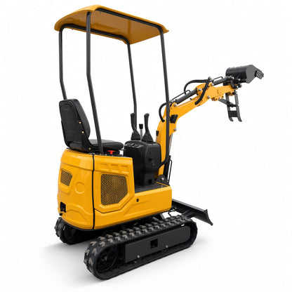 ME08 Mini Excavator Diesel Engine Max Digging Depth 1300mm for Narrow Space Operations