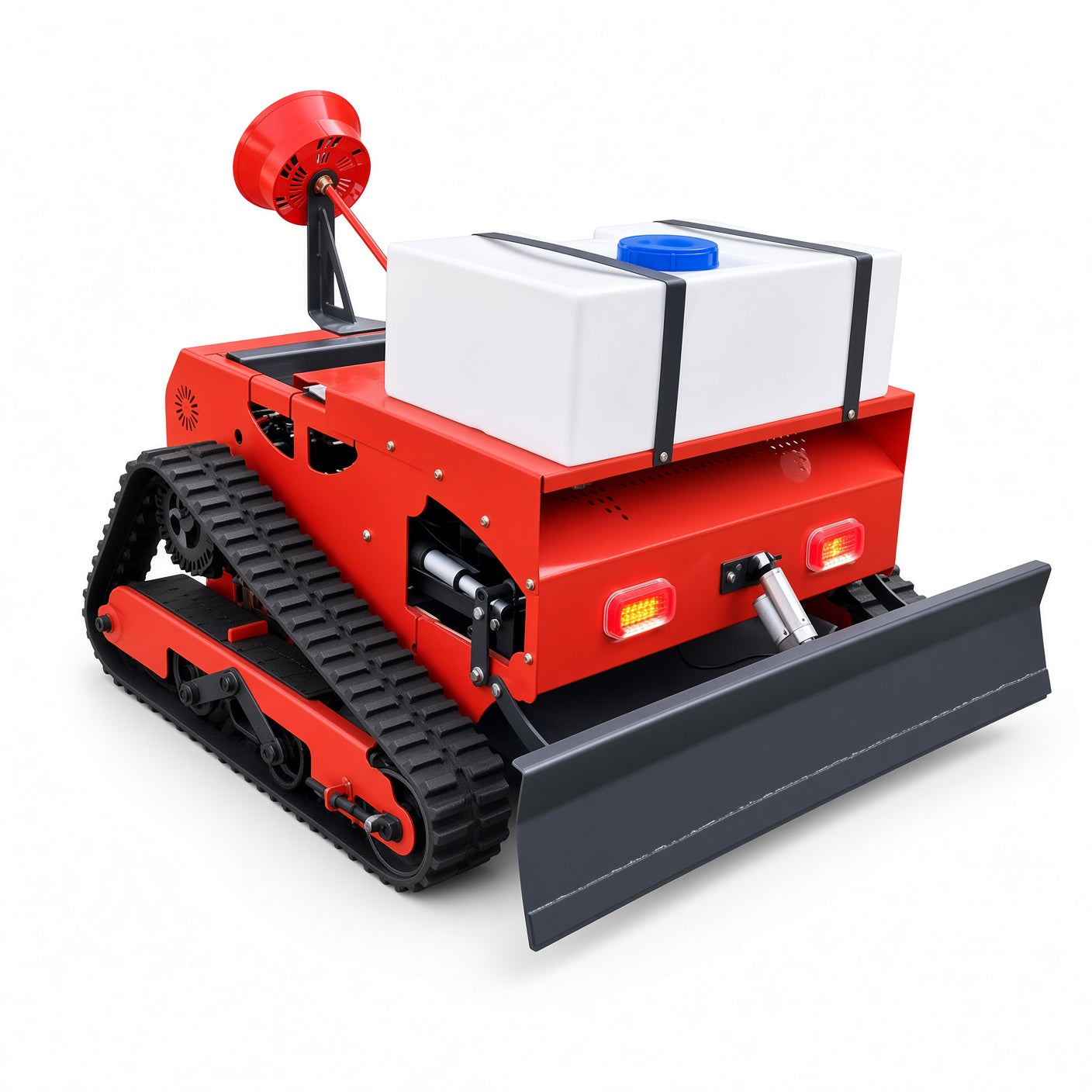 ME800 Tracked Remote Control Lawn Mower Runtong RV550 16HP 800mm Cutting Width Electric Start
