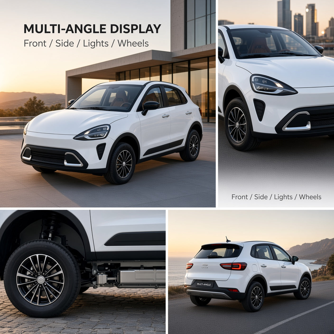 Xiaomi Su7 Electric Mini Car 60V 3500W AC Motor 5-Seater 4-Door Disc Brakes for Short-Distance Travel