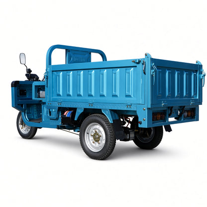 F7-160Z Extreme-Core Dump Electric Tricycle 1.6m 1200W PMSM Motor 60V/72V 475kg Rated
