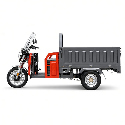 F3-160 Electric Cargo Tricycle 1.6m Zhanhu 1200W 60V/72V 500kg Rated Load 1000kg Max Load