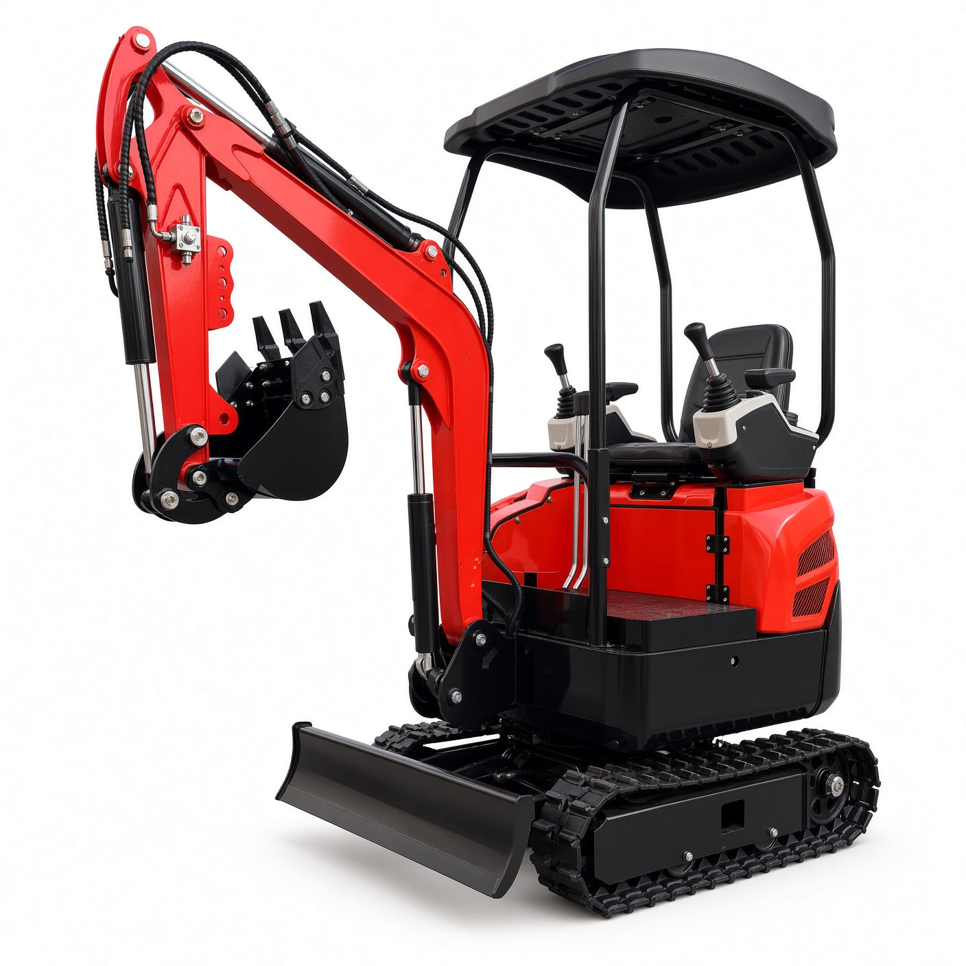 ME16 Mini Excavator 1000kg Diesel Engine Max Digging Depth 1800mm for Narrow Space Operations