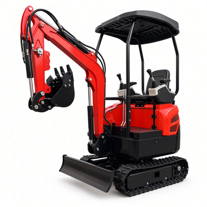 ME16 Mini Excavator 1000kg Diesel Engine Max Digging Depth 1800mm for Narrow Space Operations
