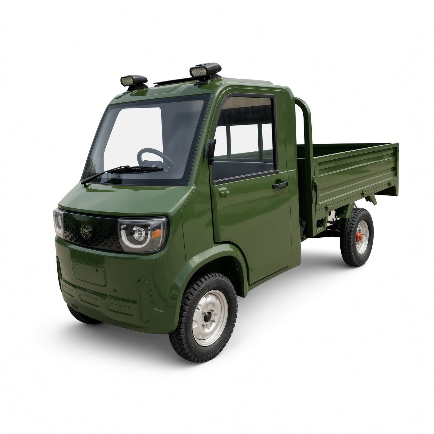 Ice Cream Pickup Electric Truck 60V/72V 2000W Motor 1000kg Load 1.8m Cargo Bed for Short-Distance Hauling