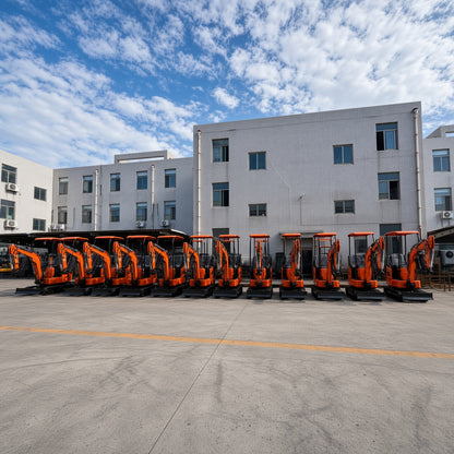 XZ12 Mini Excavator 760kg Diesel Engine Max Digging Depth 1700mm for Narrow Space Operations