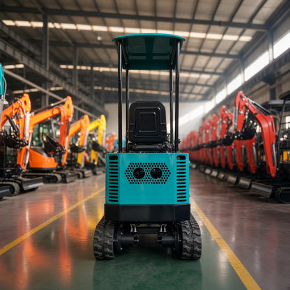 QH12-3 Mini Excavator Diesel Engine Max Digging Depth 1700mm for Narrow Space Operations