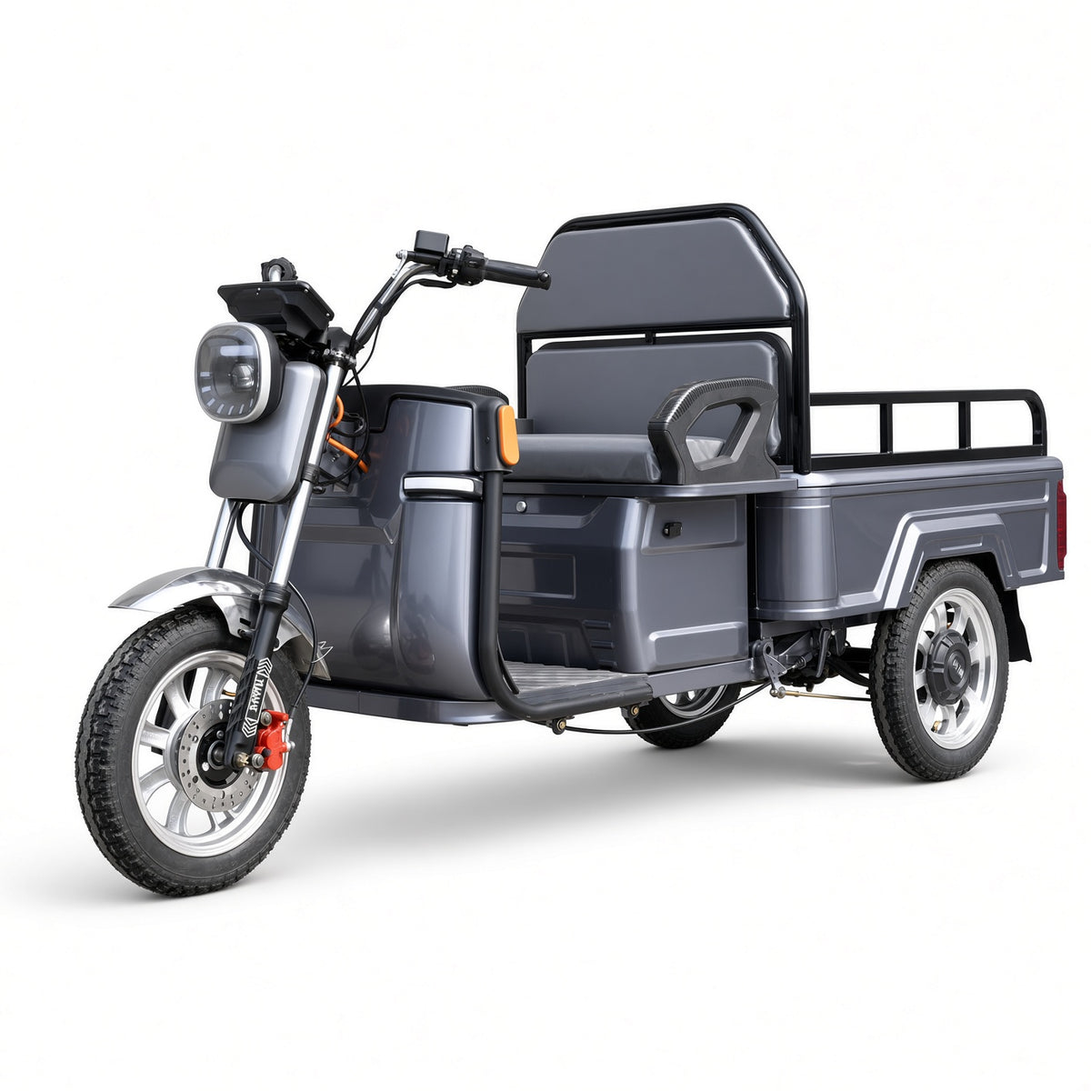X2-110/120 Starlight Flatbed Electric Tricycle 1.1/1.2m 800W 48V/60V 160kg Rated Load 300kg Max