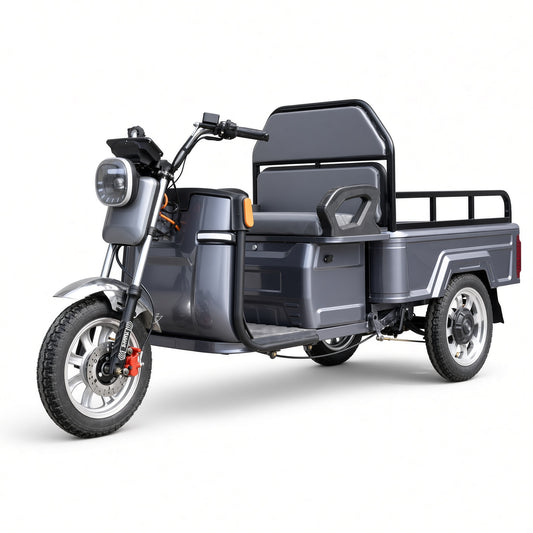 X2-110/120 Starlight Flatbed Electric Tricycle 1.1/1.2m 800W 48V/60V 160kg Rated Load 300kg Max