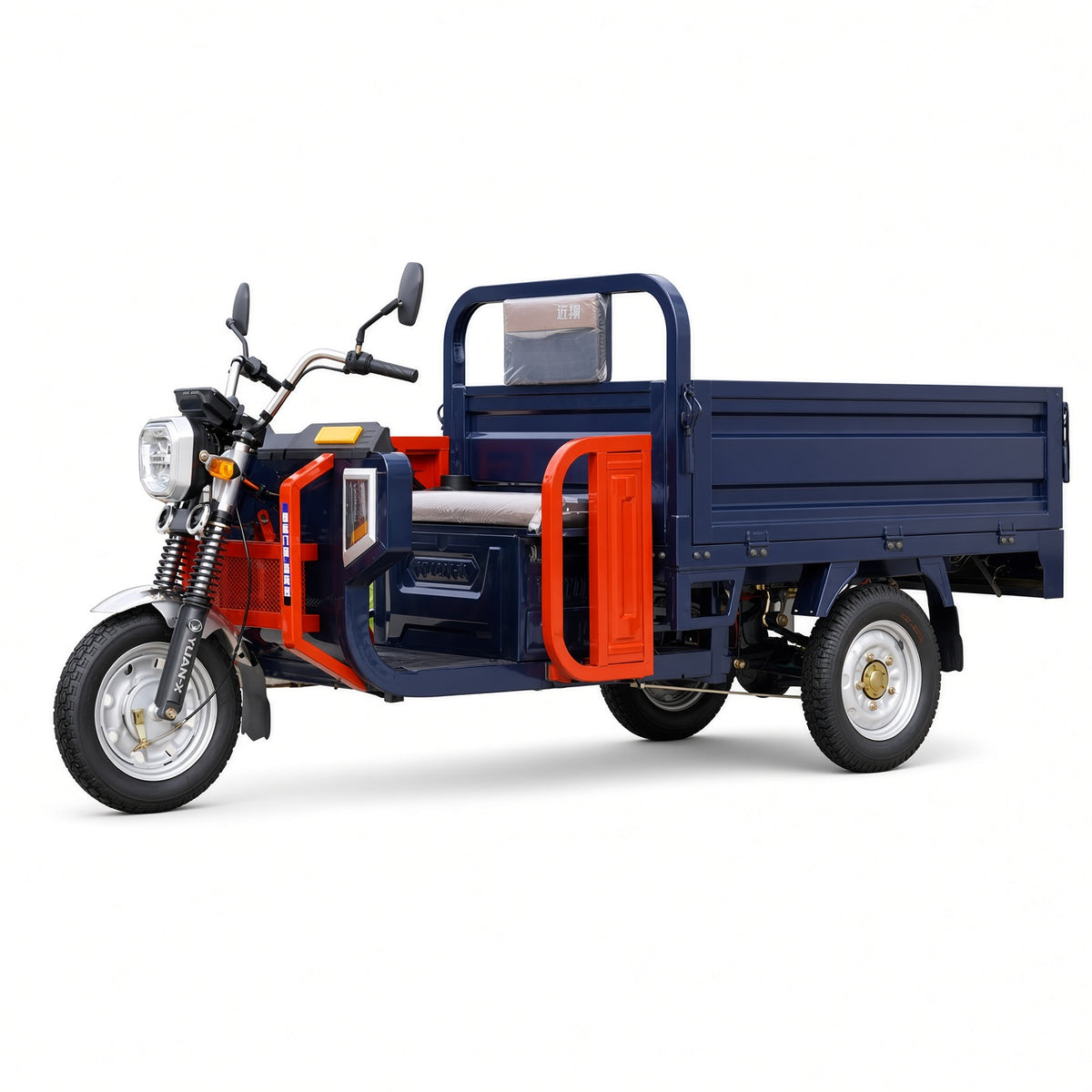 F13-180Z Dual-Beam Benba W Dump Electric Tricycle 1.8m 1800W Flat-Wire Motor 60V/72V 800kg Rated Load