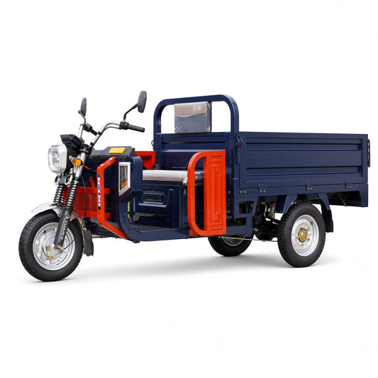 F13-180Z Dual-Beam Benba W Dump Electric Tricycle 1.8m 1800W Flat-Wire Motor 60V/72V 800kg Rated Load