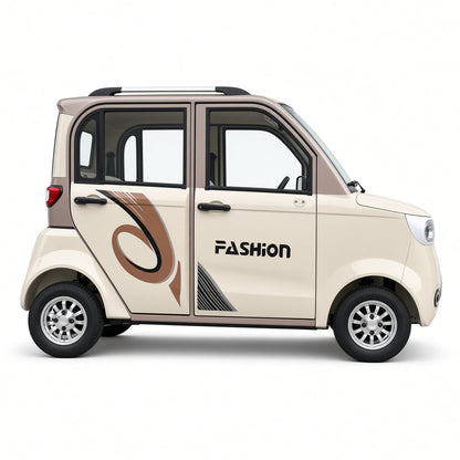 T9 4-Door 4-Seater Electric Car Nanpu Silent 1000W 60V 60Ah Disc Brake Reverse Camera Sunroof