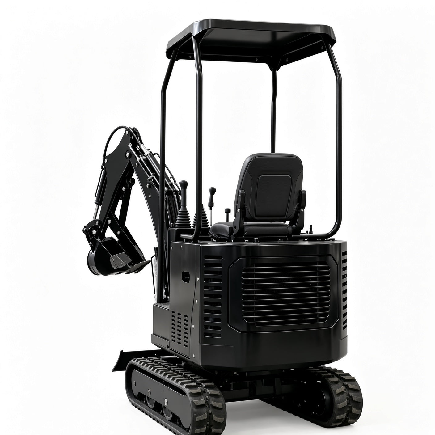 QH09 Mini Excavator Diesel Engine Max Digging Depth 1300mm for Narrow Space Operations