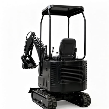 QH09 Mini Excavator Diesel Engine Max Digging Depth 1300mm for Narrow Space Operations