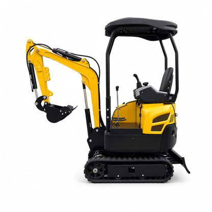 ME16 Mini Excavator 1000kg Diesel Engine Max Digging Depth 1800mm for Narrow Space Operations