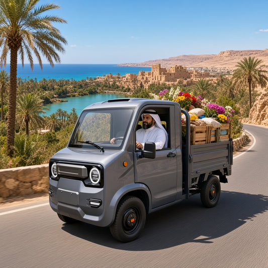 A41 Electric Cargo Truck L6E 72V 106Ah Lithium 3kW Motor 70-85km Range 25/45km/h