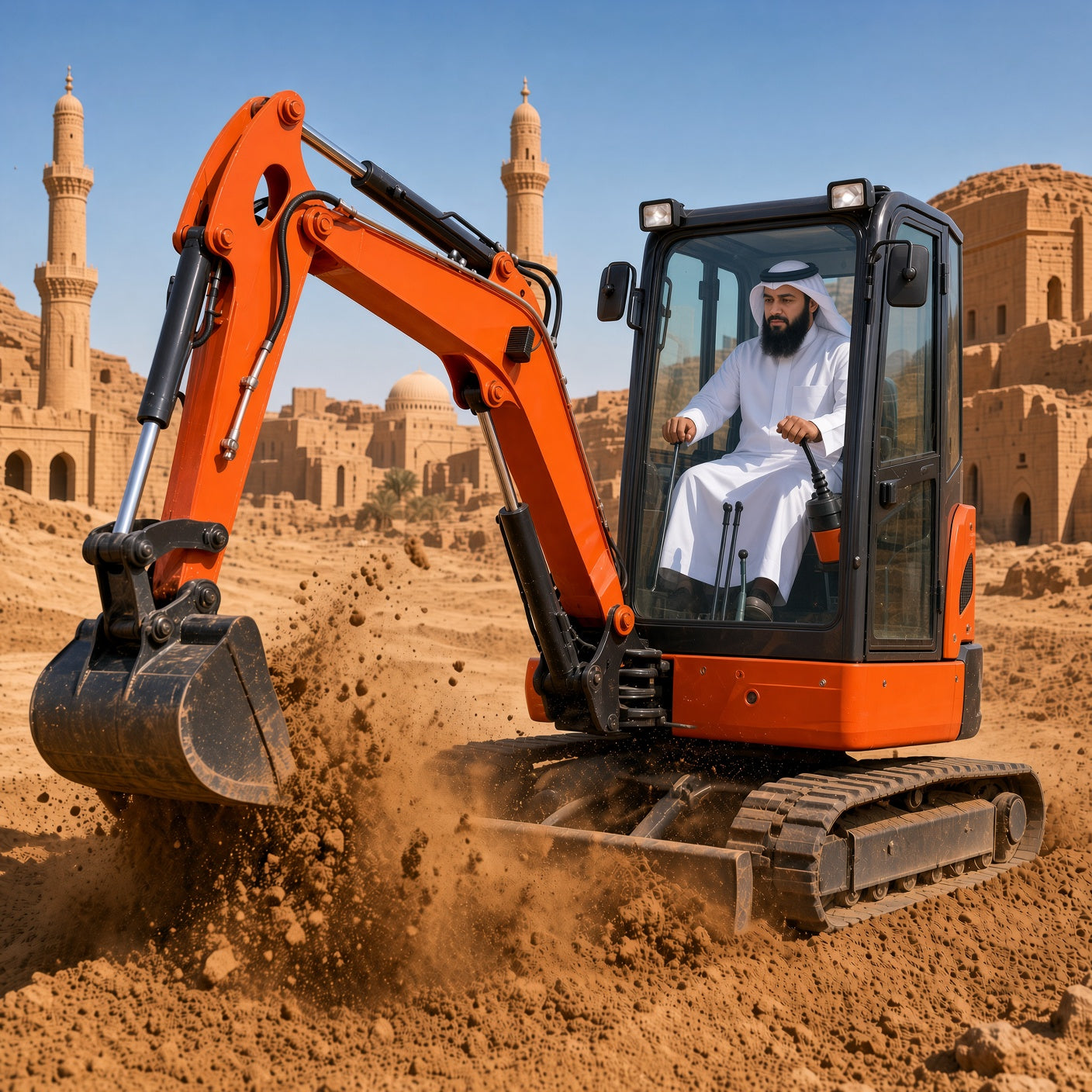 ME35 Mini Excavator 2550kg Yanmar Engine Max Digging Depth 2456mm for Municipal &amp; Landscaping Operations