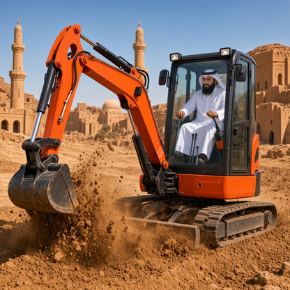 ME35 Mini Excavator 2550kg Yanmar Engine Max Digging Depth 2456mm for Municipal &amp; Landscaping Operations
