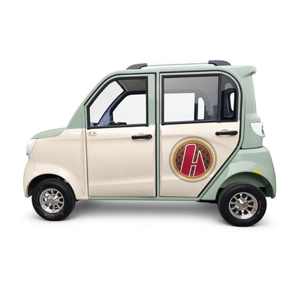 F1 1000W Electric Mini Car 4 Door 4 Seat Closed Body New Energy Vehicle