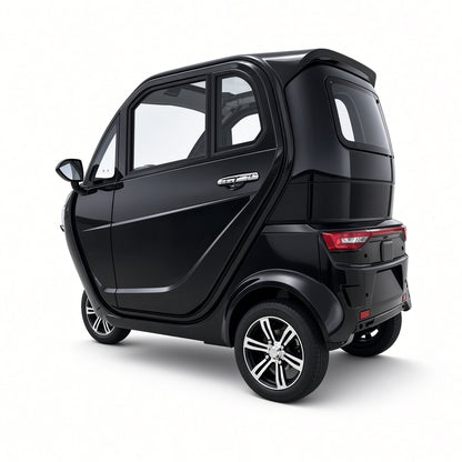 EV31 Electric Cabin Tricycle L2E 2.2kW Motor 60V Lead-Acid/NCM 50-60km Range 2-3 Seater 45km/h