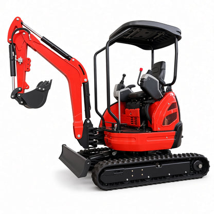 ME18-1 Mini Excavator 1800kg Kubota Engine Max Digging Depth 1800mm for Narrow Space Operations