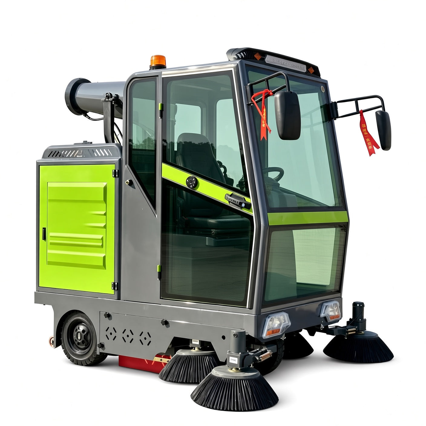 YX-20A Electric Street Sweeper 2000mm Sweeping Width 9000-16000㎡/h Efficiency 48V Drive Intelligent Control