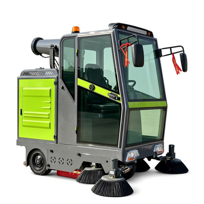 YX-20A Electric Street Sweeper 2000mm Sweeping Width 9000-16000㎡/h Efficiency 48V Drive Intelligent Control