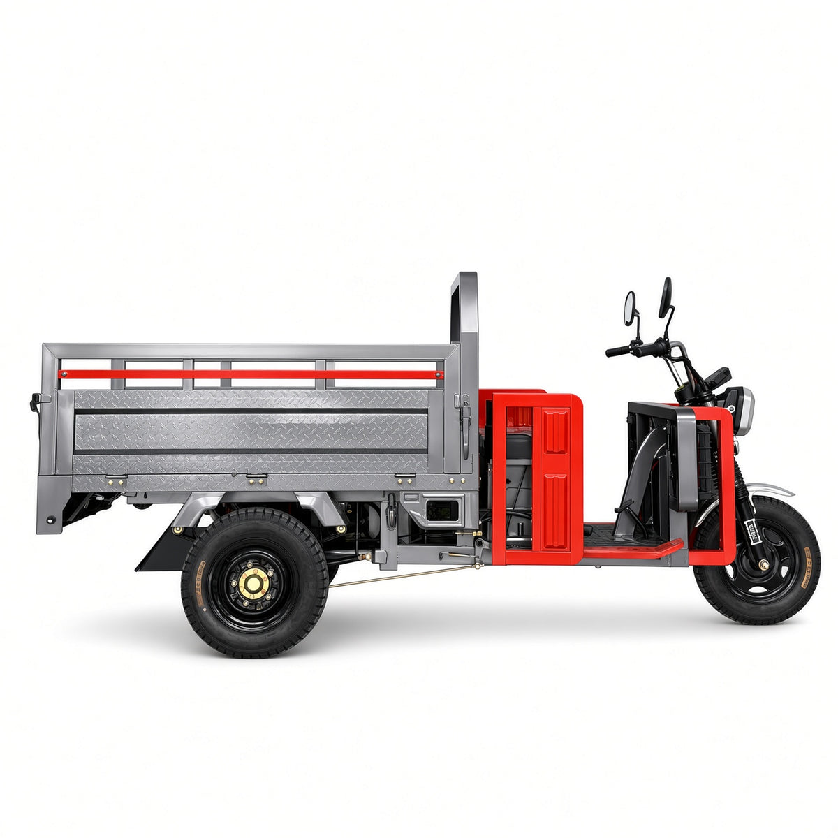 F4-160 Electric Cargo Tricycle 1.6m 1500W 60V/72V 600kg Rated Load 1000kg Max Load