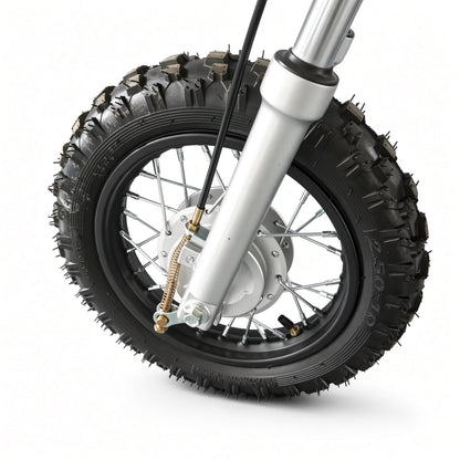 MS02 72cc Dirt Bike 72cc 4-Stroke 50km/h Top Speed Hydraulic Disc Brake Electric Start for Youth