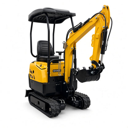 ME16 Mini Excavator 1000kg Diesel Engine Max Digging Depth 1800mm for Narrow Space Operations