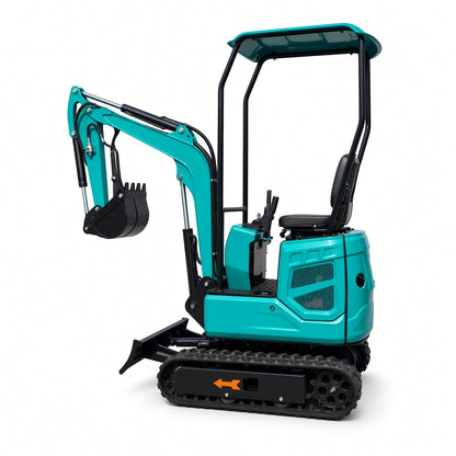 XZ12 Mini Excavator 760kg Diesel Engine Max Digging Depth 1700mm for Narrow Space Operations