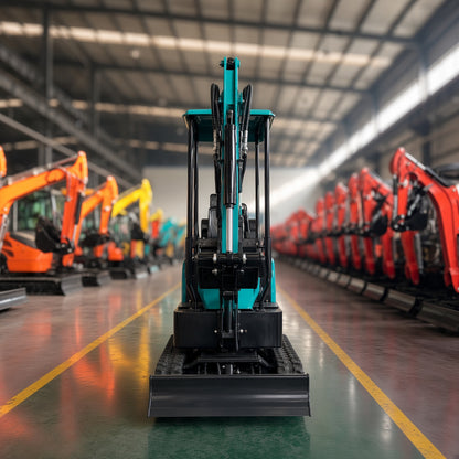 QH12-3 Mini Excavator Diesel Engine Max Digging Depth 1700mm for Narrow Space Operations