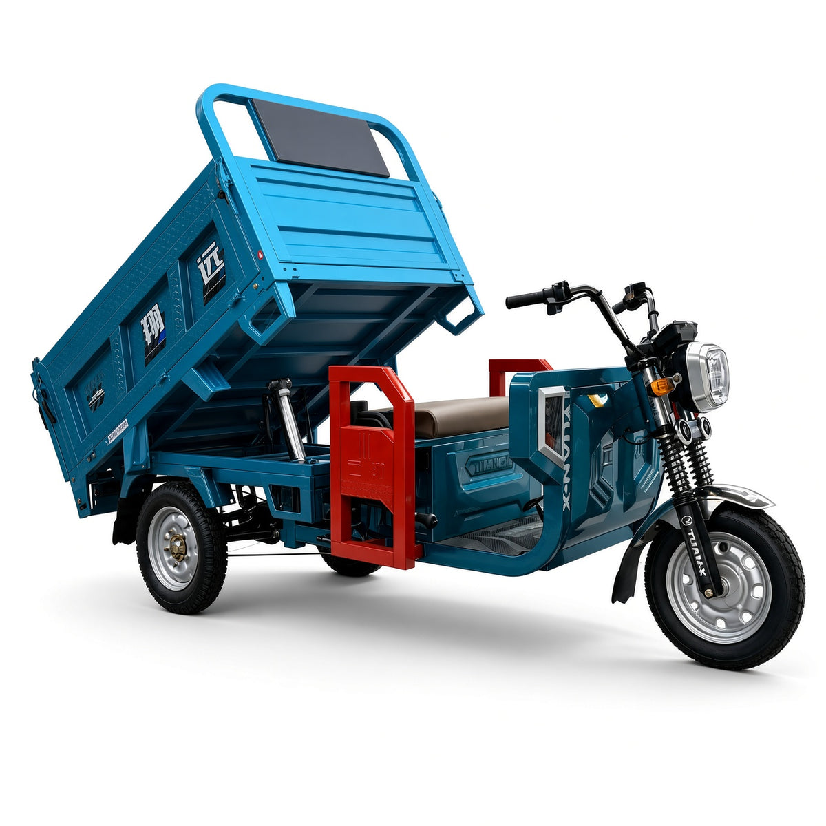 Bbzx-160 Benba Dump Electric Tricycle 1.6m 1200W Flat-Wire Motor 60V/72V 500kg Rated Load 1000kg Max Load